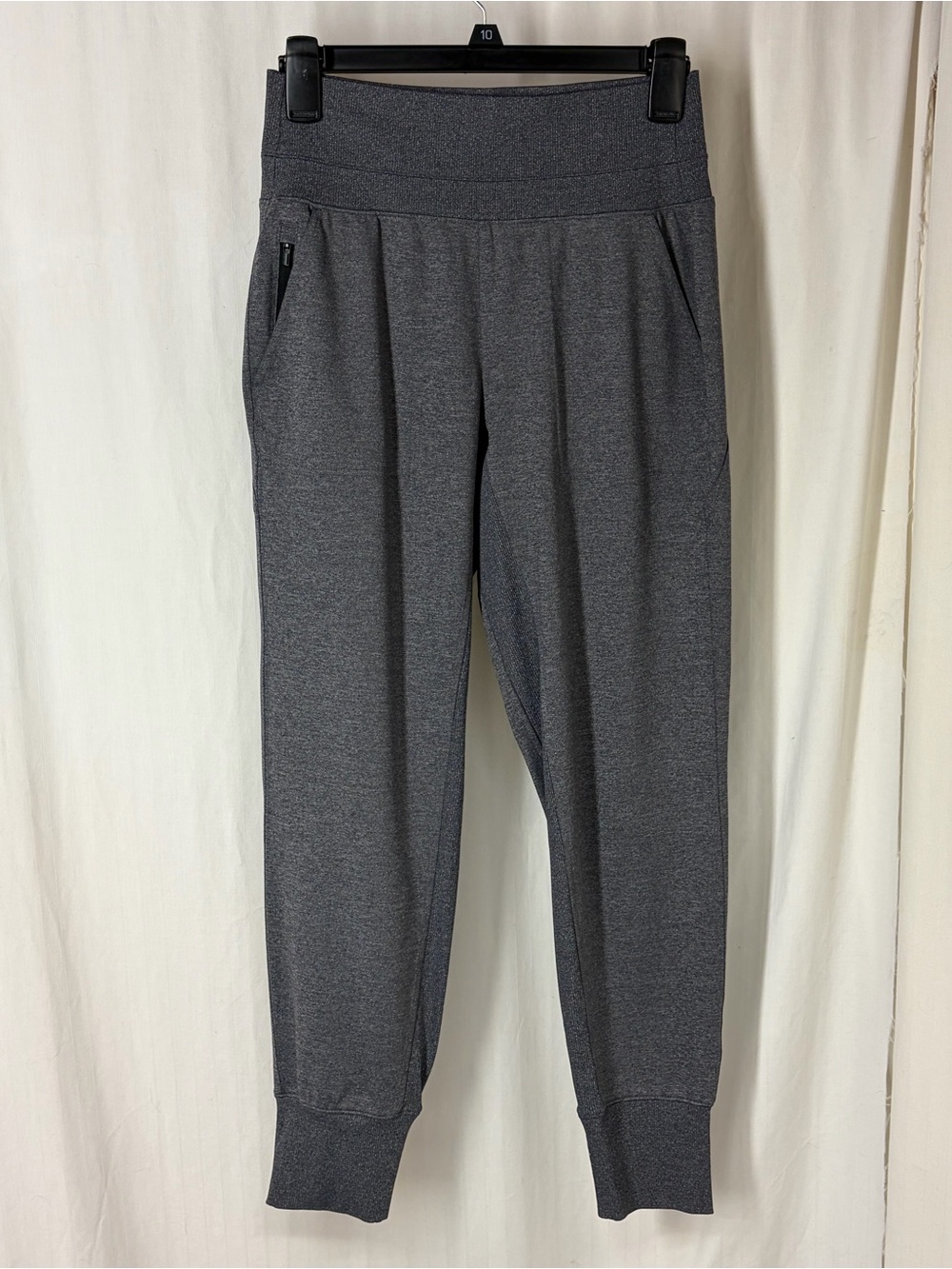 Athleta XS Venice Jogger Sweatpants Therma Fit Heather Gray High Rise